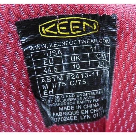 Keen Mens 11 EE Pittsburgh Waterproof Steel Toe Lace‎ Up Work Boots 1007024 EH